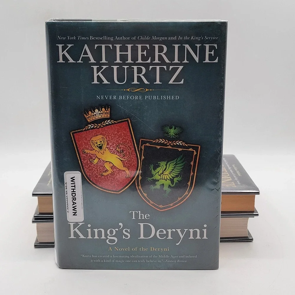 Katherine‎ Kurtz Childe Morgan Trilogy Hardcover Ex-Library Deryni Series Good